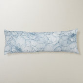 Elegant Floral Seitenschläferkissen (Rückseite)