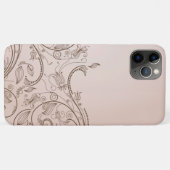 Elegant Floral Swirl Case-Mate iPhone Hülle (Rückseite (Horizontal))