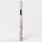 Elegant Floral Swirl Case-Mate iPhone Hülle (Hinten/Rechts)