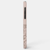 Elegant Floral Swirl Case-Mate iPhone Hülle (Hinten/Links)