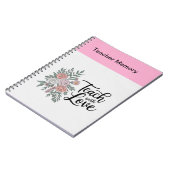 Elegant Floral Teacher's Notebook Notizblock (Linke Seite)