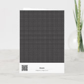 Elegant Floral Thank You Card with Custom Photo Dankeskarte (Rückseite)