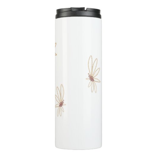 elegant floral thermosbecher (Rückseite)