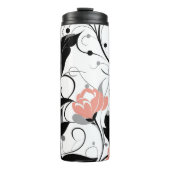 Elegant Floral Thermosbecher (Vorderseite)