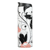 Elegant Floral Thermosbecher (Nach rechts gedreht)