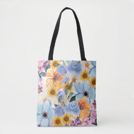 Elegant Floral Tote Bag – Zahra_Design Signature  Tasche