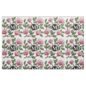 Elegant Floral und Monogramm Stoff (Fat Quarter (45,7 x 55,9 cm))