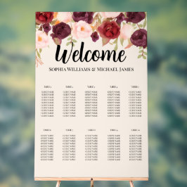 Elegant Floral Watercolor Acrylschild