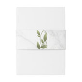 Elegant Floral Wedding Belly Band  (Rückseitenbeispiel)