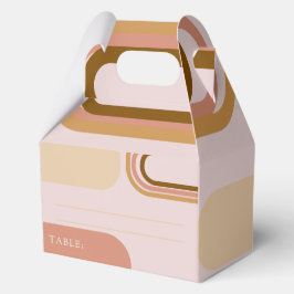 Elegant Floral Wedding Favor Box Geschenkschachtel