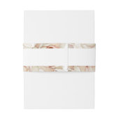 Elegant Floral Wedding Invitation Einladungsbanderole (Rückseitenbeispiel)