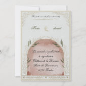 Elegant Floral Wedding Invitation Template (Vorderseite)