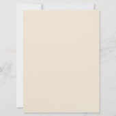 Elegant Floral Wedding Invitation with Gold Script Einladung (Rückseite)