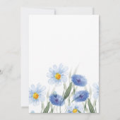 Elegant Floral Wedding Reception Invitations Einladung (Rückseite)