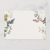 Elegant Floral Wedding RSVP Card | Watercolor (Rückseite)