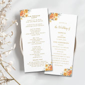 Elegant Floral Wedding With Spring Flowers Programm