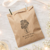 Elegant Floral White Daisies Mason Jar Wedding Geschenktütchen (Ausgeschnitten)