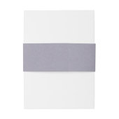 Elegant Floral White Daisies Monogram Wedding Einladungsbanderole (Rückseitenbeispiel)