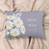 Elegant Floral White Daisies Wedding Zierkissen
