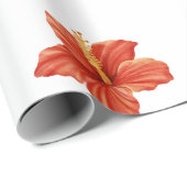 Elegant Floral Wrapping Paper Geschenkpapier (Rolleneckpunkt)