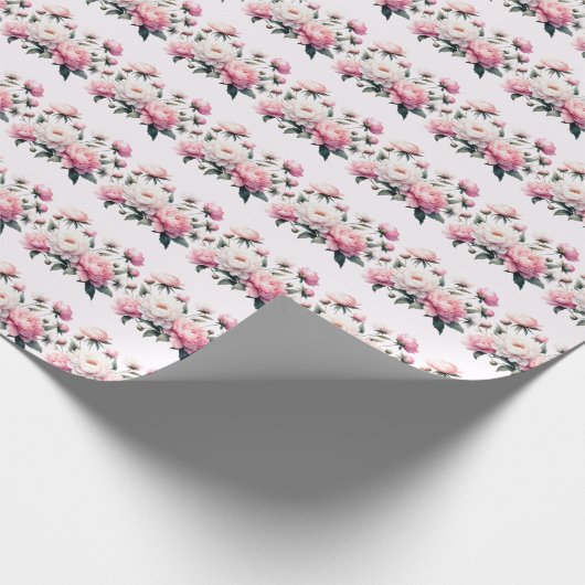 Elegant Florals Geschenkpapier (Ecke)