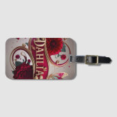 Elegant Flower Art with Gold Accents Gepäckanhänger (Vorderseite (Horizontal))