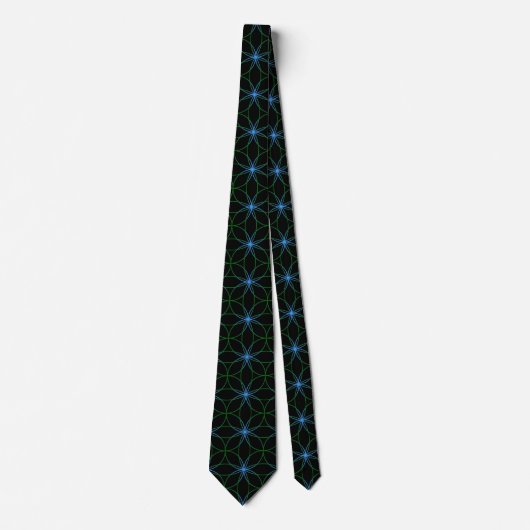 🌸 Elegant Flower-Pattern Tie – Stylish & Sophisti Krawatte (Vorderseite)