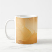 Elegant Flowing Pattern Design Mugs Kaffeetasse (Links)