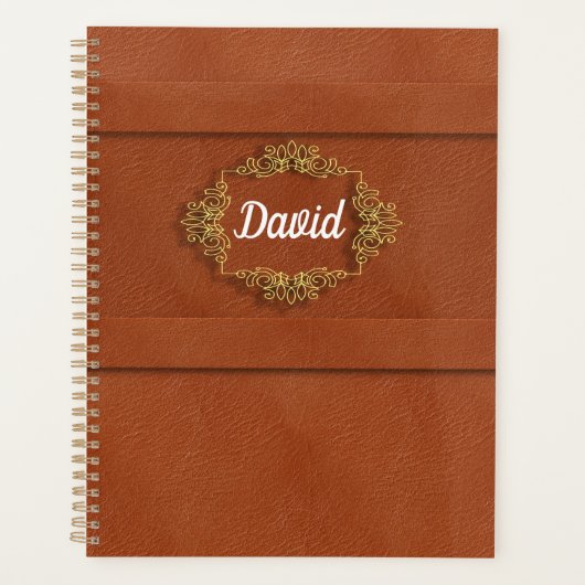 Elegant Fluorish Personalisiert Planer (Vorderseite)