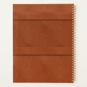 Elegant Fluorish Personalisiert Planer (Rückseite)