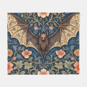 Elegant Flying Bat William Morris Inspiriert Fleecedecke