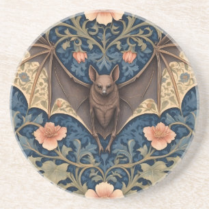 Elegant Flying Bat William Morris Inspiriert Getränkeuntersetzer