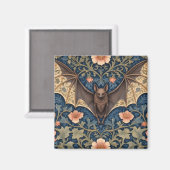 Elegant Flying Bat William Morris Inspiriert Magnet (Vorderseite/Rückseite)