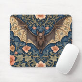 Elegant Flying Bat William Morris Inspiriert Mousepad (Mit Mouse)