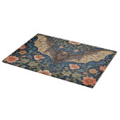 Elegant Flying Bat William Morris Inspiriert Schneidebrett (Ecke)