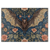 Elegant Flying Bat William Morris Inspiriert Schneidebrett (Vorderseite)
