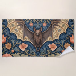 Elegant Flying Bat William Morris Inspiriert Strandtuch