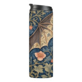 Elegant Flying Bat William Morris Inspiriert Thermosbecher (Nach rechts gedreht)