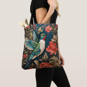 Elegant Flying Hummingbird William Morris Inspirie Tasche (Von Nahem)