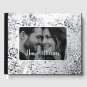 Elegant Foil Gästebuch Guestbook Textured (Vorderseite)