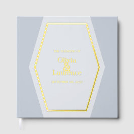 Elegant Foil Wedding Guest Book Gästebuch