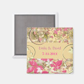Elegant Foliage Magnet (Vorderseite/Rückseite)