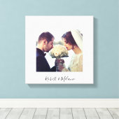 Elegant Foliage | Personalisierte Canvas Leinwanddruck (Insitu (Holzboden))