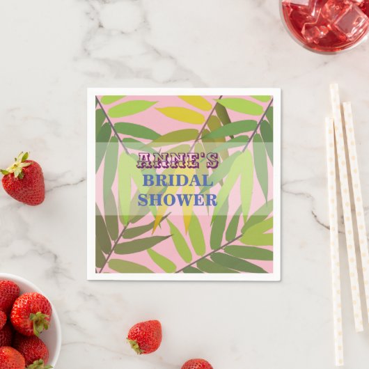 Elegant Foliage Serviette (Beispiel)