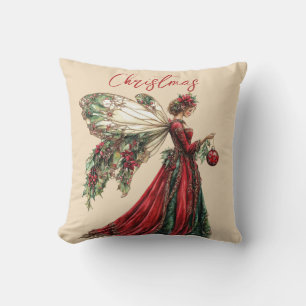 Elegant Forestcore Weihnachtszucht Kissen
