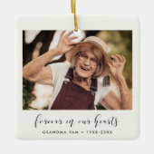 Elegant Forever in unseren Herzen Gedenkstätte Fot Keramikornament (Vorderseite)