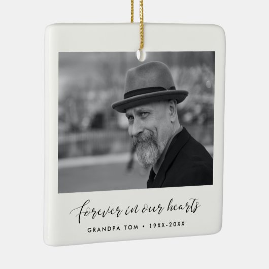 Elegant Forever in unseren Herzen Gedenkstätte Keramikornament (Rechts)