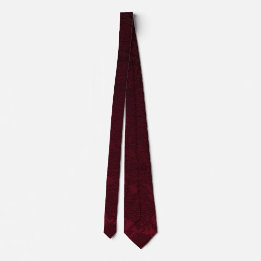 Elegant Formal Burgundy Wedding Krawatte (Rückseite)