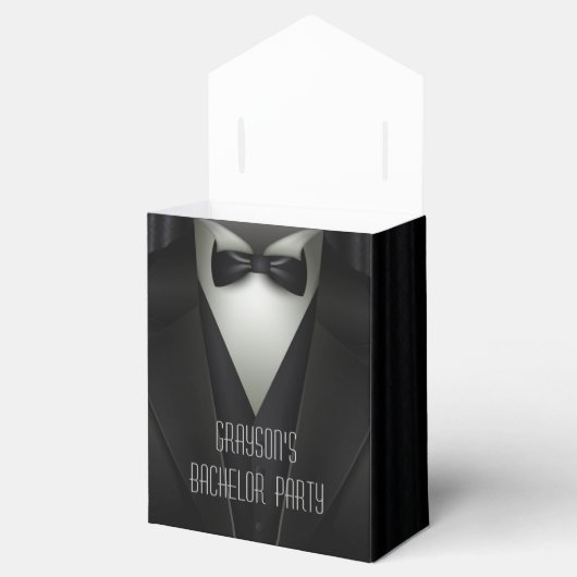 Elegant Formal Tuxedo Bachelor Party Geschenkschachtel (Geöffnet)