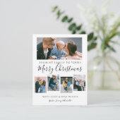 elegant | Foto Collage Weihnachten (Stehend Vorderseite)